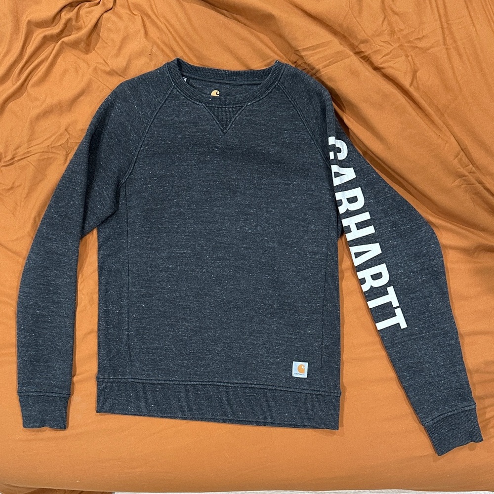 Carhartt Women's Dark Gray Crewneck Sweater